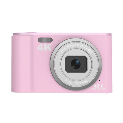 DC303A 2.8-Inch 4K 16X Zoom HD Digital Camera Mini Children Photography Camera US Plug(Pink) - Children Cameras by buy2fix | Online Shopping UK | buy2fix