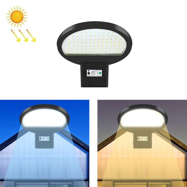 LED Solar Motion Sensing Outdoor Street Lamp Head Garden Community Lighting Wall Lamp, Style: Sensor(Warm White Light) - Street Lights by buy2fix | Online Shopping UK | buy2fix