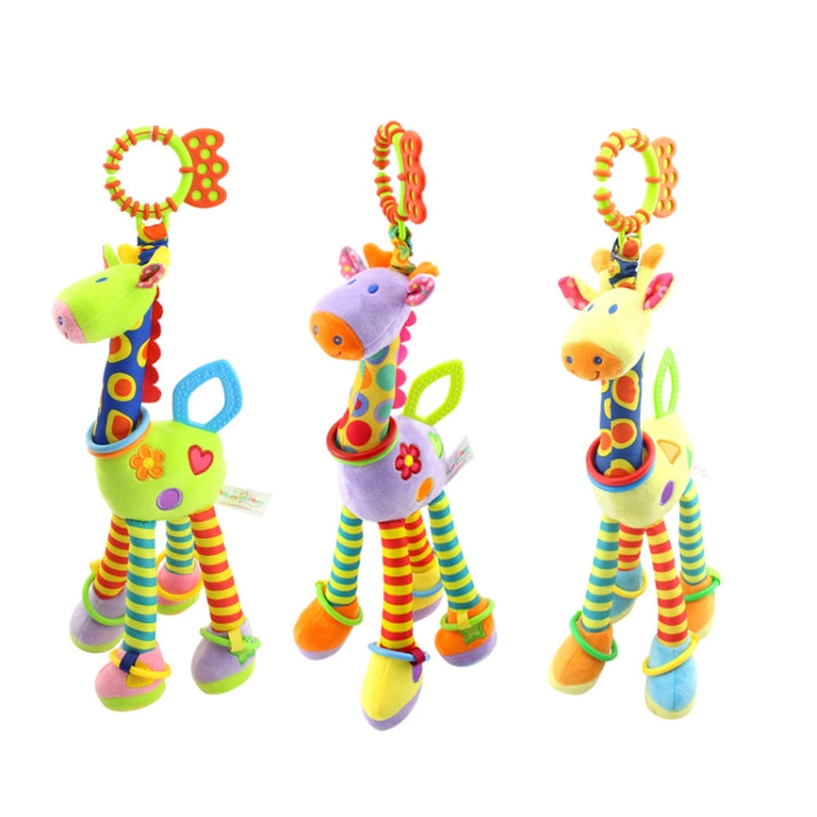 Baby Carriage Hanging Toy 0-1 Year Old Bell Teether Giraffe Bed Bell(Green) - Strollers Accessories by buy2fix | Online Shopping UK | buy2fix