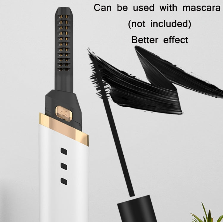 Electric Eyelash Curler Rechargeable Eyelash Styling Beauty Tool(Black) - Eyes by buy2fix | Online Shopping UK | buy2fix