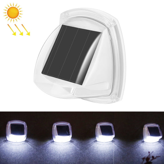 8 LED Outdoor Solar Courtyard Waterproof Wall Light(White Light) - Solar Lights by buy2fix | Online Shopping UK | buy2fix