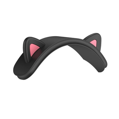Cat-Ear Silicone Beam Cover For AirPods Max(Black) - For AirPods Max by buy2fix | Online Shopping UK | buy2fix