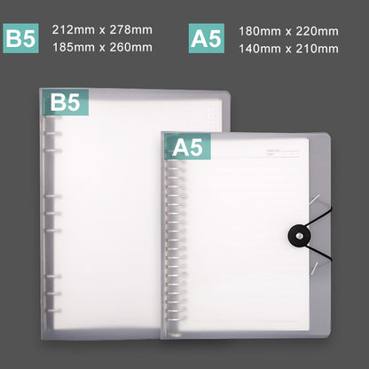 Transparent Matte PP Soft Shell Cover Hand Accountive Page, Style: A5 Horizontal Core - Notebooks by buy2fix | Online Shopping UK | buy2fix