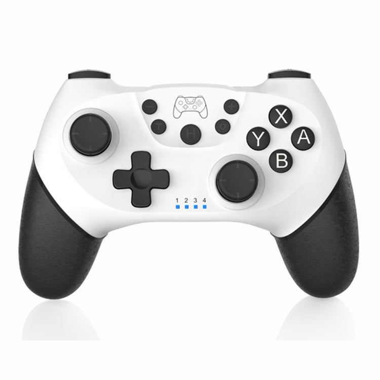 Vibration 6-axis Somatosensory Wireless Bluetooth Gamepad For Switch(Black White) - Gamepads by buy2fix | Online Shopping UK | buy2fix