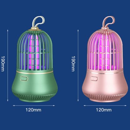 LED Mosquito Lamp USB Small Waist Photocatalyst Shock Mosquito Killer(Green) - Repellents by buy2fix | Online Shopping UK | buy2fix