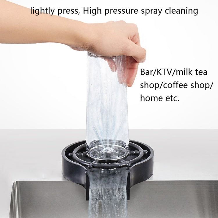 Automatic Faucet High Pressure Spray Washer, Style: Silver+Soft Hose+G1/2 Three-way - Faucets & Accessories by buy2fix | Online Shopping UK | buy2fix
