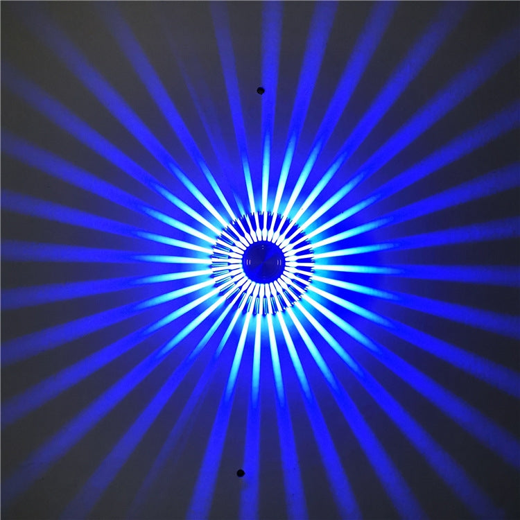 LED Aluminum Aisle Light Sunflower Corridor Lamp Decorative Light, Power source: Visible Installation 3W(Blue) - Novelty Lighting by buy2fix | Online Shopping UK | buy2fix