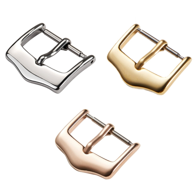 3 PCS Stainless Steel Triangle Watch Pin Buckle Watch Accessories, Color: 20mm Silver - Watch Accessories & Parts by buy2fix | Online Shopping UK | buy2fix
