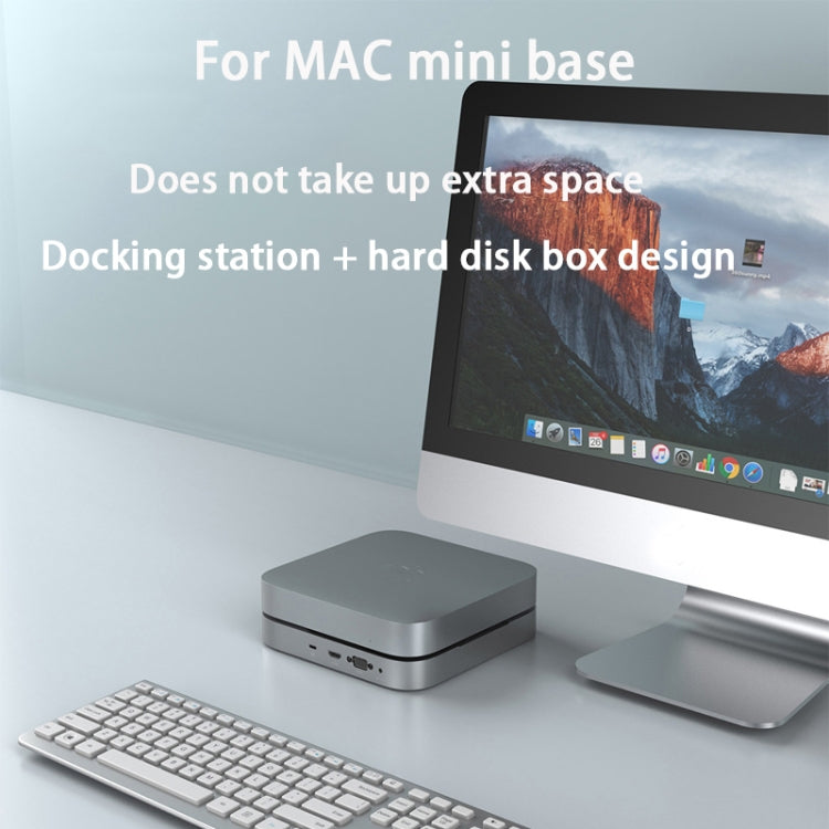 Rocketek MM483 For Mac Mini Docking Station With Hard Disk Enclosure - USB HUB by Rocketek | Online Shopping UK | buy2fix