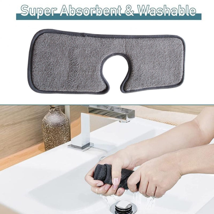 Basin Drain Pad Absorbent Dry Cleaning Pad Fiber Towel Water Mat Color Random Delivery, Size: 46x10cm - Bath Mats by buy2fix | Online Shopping UK | buy2fix
