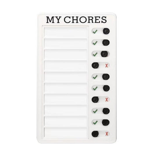 Wall Hanging Checklist Memo Boards Adjustable Checklist Board,Style: Blank Paper Card - Gadgets by buy2fix | Online Shopping UK | buy2fix