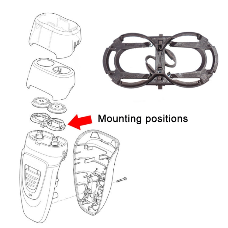 For Philips PQ190/PQ192/PQ187/PQ199/PQ183/PQ188/PQ182 Shaver Holder - Accessories by buy2fix | Online Shopping UK | buy2fix