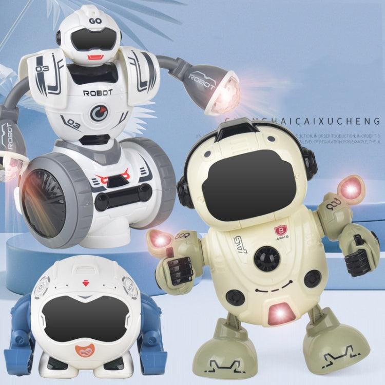 Intelligent Early Education Sound and Light Mechanical Robot Toys, Color: 1 Gray - RC Robots by buy2fix | Online Shopping UK | buy2fix