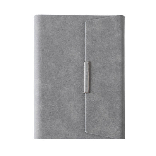 6 Hole Three Fold Loose-leaf Case A5 Business Notebook Office Stationery Notepad(Grey) - Notebooks by buy2fix | Online Shopping UK | buy2fix