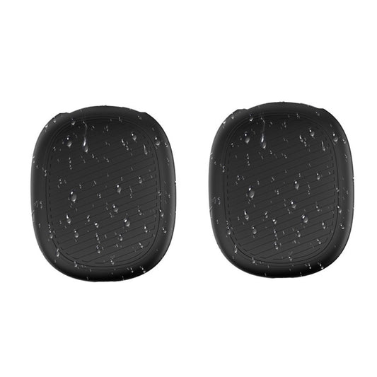 T2 For Apple AirPods Max 1pair Bluetooth Headset Anti-Fall Silicone Protective Case(Black) - For AirPods Max by buy2fix | Online Shopping UK | buy2fix