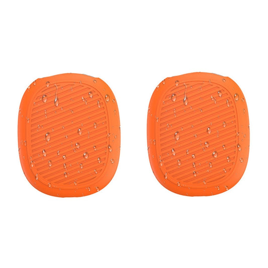T2 For Apple AirPods Max 1pair Bluetooth Headset Anti-Fall Silicone Protective Case(Orange) - For AirPods Max by buy2fix | Online Shopping UK | buy2fix