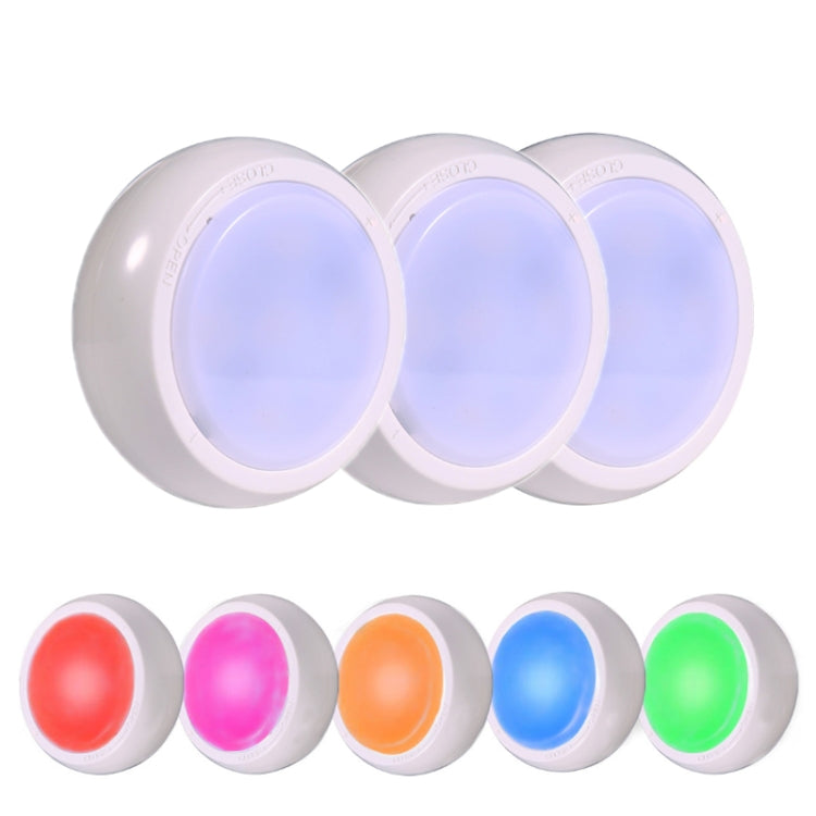 Ambience Pat Light Bedside Eye Protection Night Light, Color: RGBW Color Light Charging(3pcs No Remote Control) - Novelty Lighting by buy2fix | Online Shopping UK | buy2fix