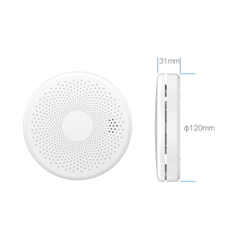 RH-WS11-W WiFi 2 In 1 Smoke Alarm Carbon Monoxide Composite Smoke Sensor - Smoke Gas Detector by buy2fix | Online Shopping UK | buy2fix