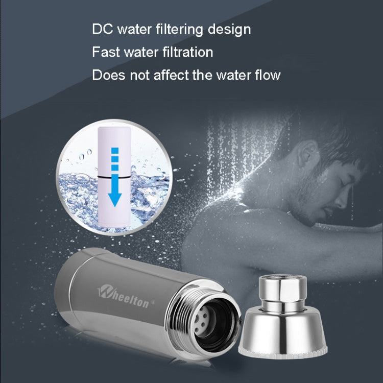 WHEELTON WHT-301 Home Bathing Water Purifier Bathroom Shower Filter - Shower Head by WHEELTON | Online Shopping UK | buy2fix