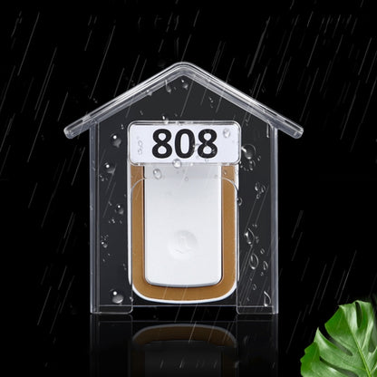 Wireless Doorbell Waterproof Cover Outdoor Doorbell Transparent Rain Protection Case(E30) - Other Device by buy2fix | Online Shopping UK | buy2fix