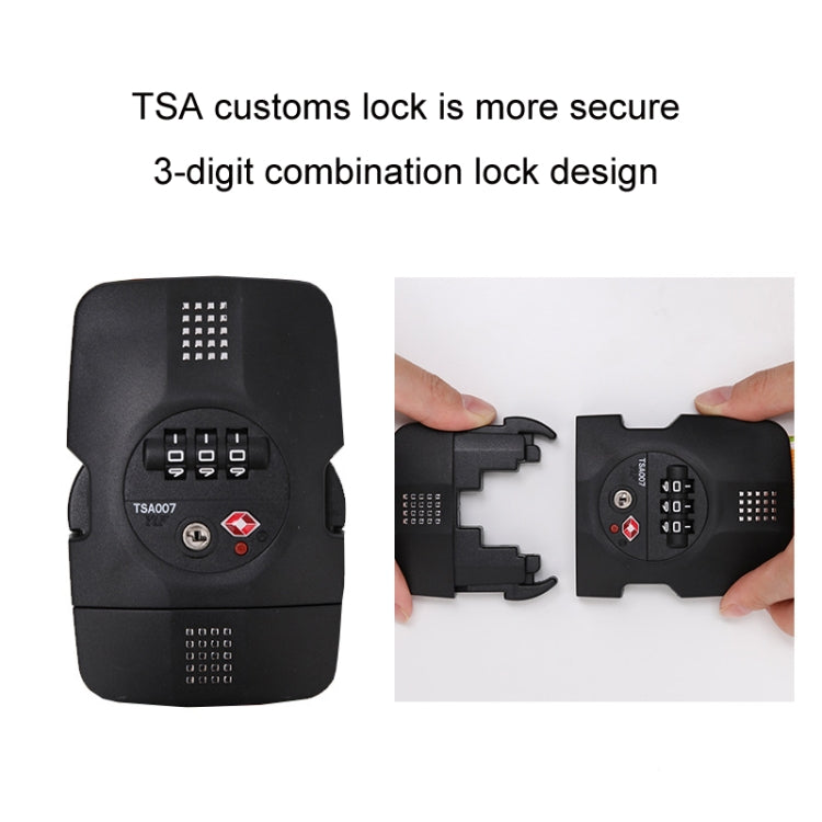 Luggage Cross Customs Lock Binding Strap, Color: Keep Out Red (TSA) - Tapes & Ropes by buy2fix | Online Shopping UK | buy2fix