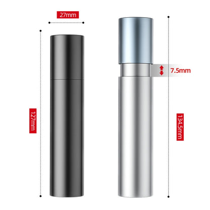 2600mAh LED Outdoor Strong Lighting Lithium Battery Flashlight, Color: Fixed Focus Silver - LED Flashlight by buy2fix | Online Shopping UK | buy2fix