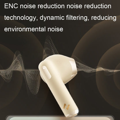 Havit ENC TWS Super Long Battery Life ENC Noise Reduction Wireless Bluetooth Earphones, Style: S3 Pro (Gold White) - TWS Earphone by Havit | Online Shopping UK | buy2fix