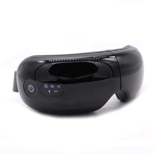 Bluetooth Rechargeable Eye Massager With Heat, Air Pressure And Vibration Massage(Black) - Massage & Relaxation by buy2fix | Online Shopping UK | buy2fix