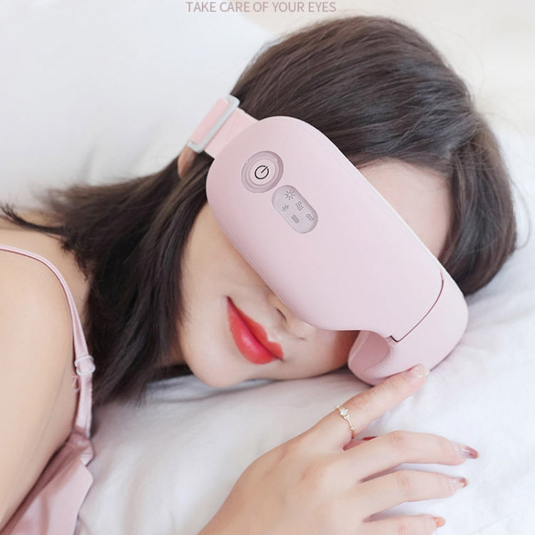 Bluetooth Rechargeable Eye Massager With Heat, Air Pressure And Vibration Massage(Pink) - Massage & Relaxation by buy2fix | Online Shopping UK | buy2fix