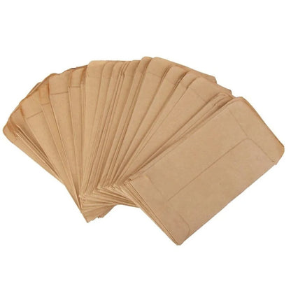 18x11cm 50pcs Sticky Seed Hybrid Breeding Kraft Paper Bag - Planting Bags by buy2fix | Online Shopping UK | buy2fix