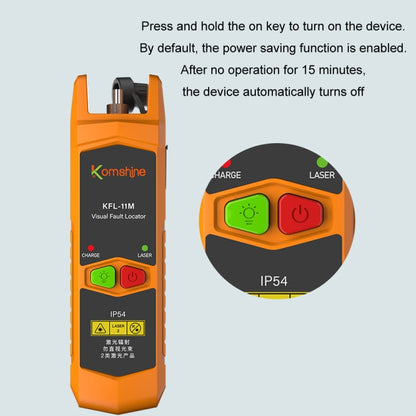 Komshine Mini Red Light Fiber Optic Test Pen, Model: KFL-11M-10 - Fiber Optic Test Pen by Komshine | Online Shopping UK | buy2fix