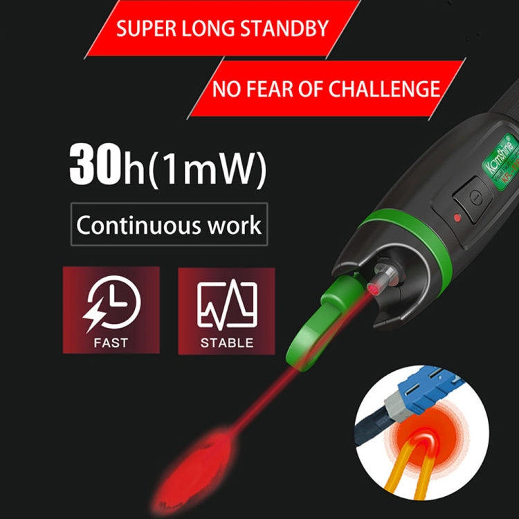 KomShine Metal Visible Laser Light Source Fiber Optic Red Light Pen, Model: KFL-11P-20MW - Fiber Optic Test Pen by KomShine | Online Shopping UK | buy2fix