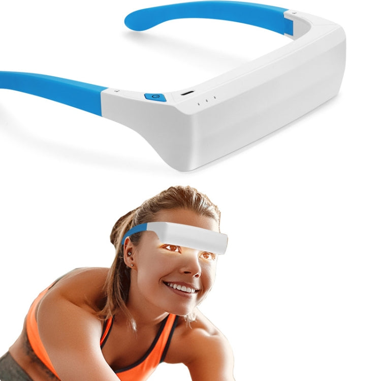 SAD Light Therapy Glasses Wearable UV-Free Blue & White LED Light Therapy Lamp Japanese Version - Others by buy2fix | Online Shopping UK | buy2fix