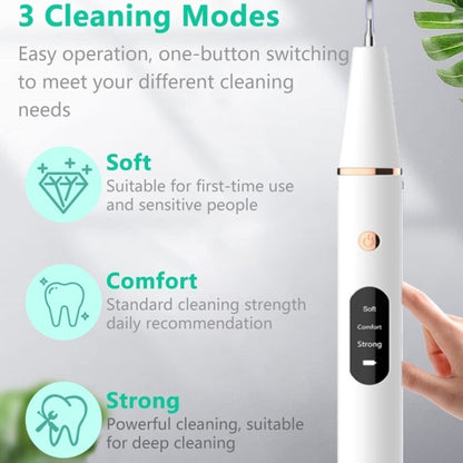 Ultrasonic Electric Dental Scaler Teeth Plaque Cleaner Dental Stone Removal With LED Light, Spec: Package A - Teeth Whitening by buy2fix | Online Shopping UK | buy2fix