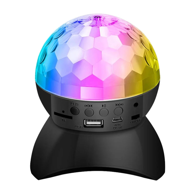 Home LED Magic Ball Lights Bounce Ambient Lamps Room Sound Lights Balls, Color: Charging Model Black(RGB Colorful 5W) - Stage Lighting by LIXINCORDA | Online Shopping UK | buy2fix