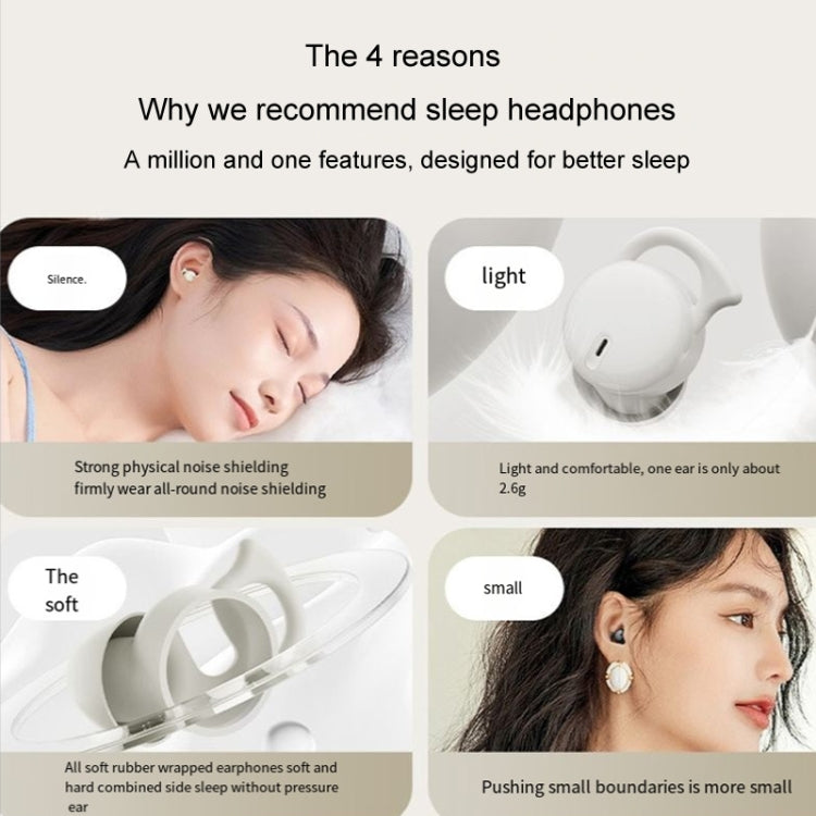 Q26 Bluetooth 5.3 Sleep Mini Wireless Bluetooth Earphone Invisible Comfortable Noise Canceling Earphones(Black) - Bluetooth Earphone by buy2fix | Online Shopping UK | buy2fix