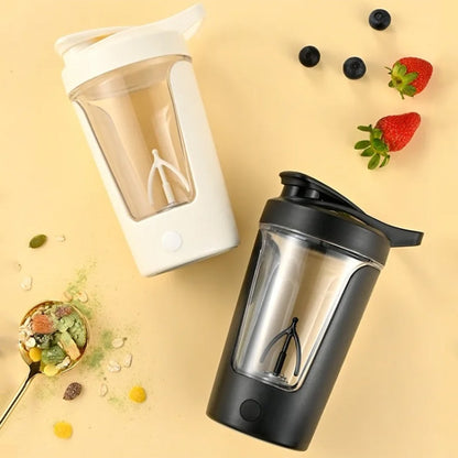 Multifunctional Fully Automatic Mixing Cup USB Charging Temperature-resistant Leak-proof Coffee Cup(Beige) - Stirrer & Squeezer by buy2fix | Online Shopping UK | buy2fix