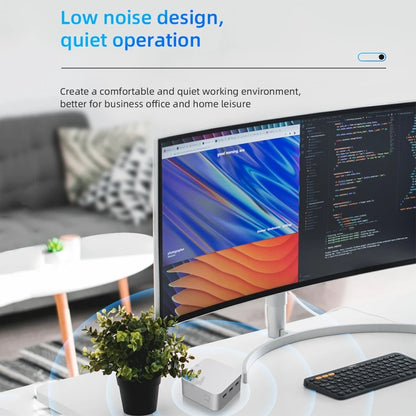 T8Plus Alder Lake-N100 4K Dual Band WIFI Bluetooth Office Game Portable Mini PC, Spec: 8G 256G UK Plug - Windows Mini PCs by buy2fix | Online Shopping UK | buy2fix