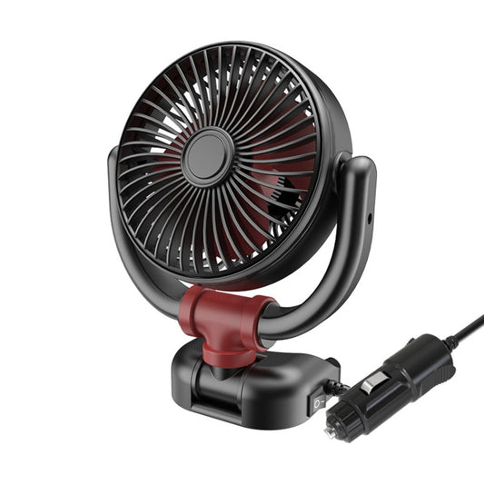 SUITU Car Foldable Cooling Fan Automobile Summer Temperature Reduction Fan, Model: Single 24V Cigarette Lighter Energized - Heating & Fans by SUITU | Online Shopping UK | buy2fix