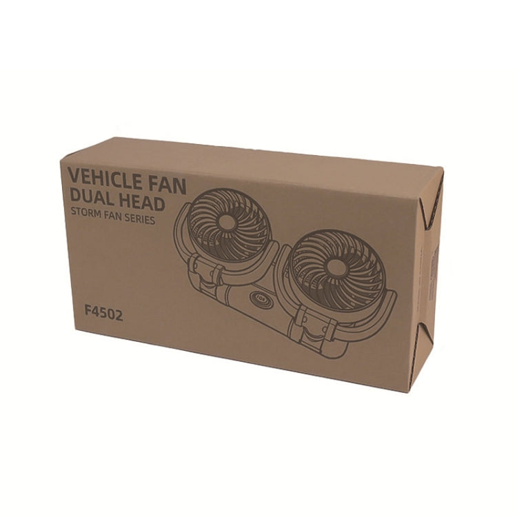 SUITU Car Foldable Cooling Fan Automobile Summer Temperature Reduction Fan, Model: Dual 5V USB Energized - Heating & Fans by SUITU | Online Shopping UK | buy2fix