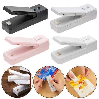 USB Charging Mini Magnetic Sealing Machine Portable Sealing Clip Food Moisture-proof Sealer(Pink) - Preservation Supplies by buy2fix | Online Shopping UK | buy2fix