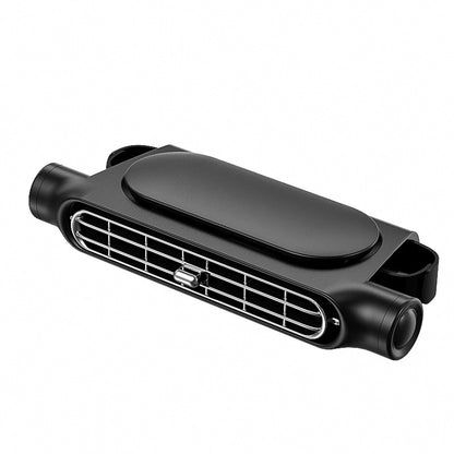 Car Turbine High Wind USB Plug-in Seat Back Fan(CF03 Black) - Heating & Fans by buy2fix | Online Shopping UK | buy2fix