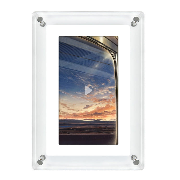 7 Inch Acrylic HD Digital Photo Frame Desktop Smart Motion Video Player Ornament(US Plug) - 1.5-7.0 inch by buy2fix | Online Shopping UK | buy2fix