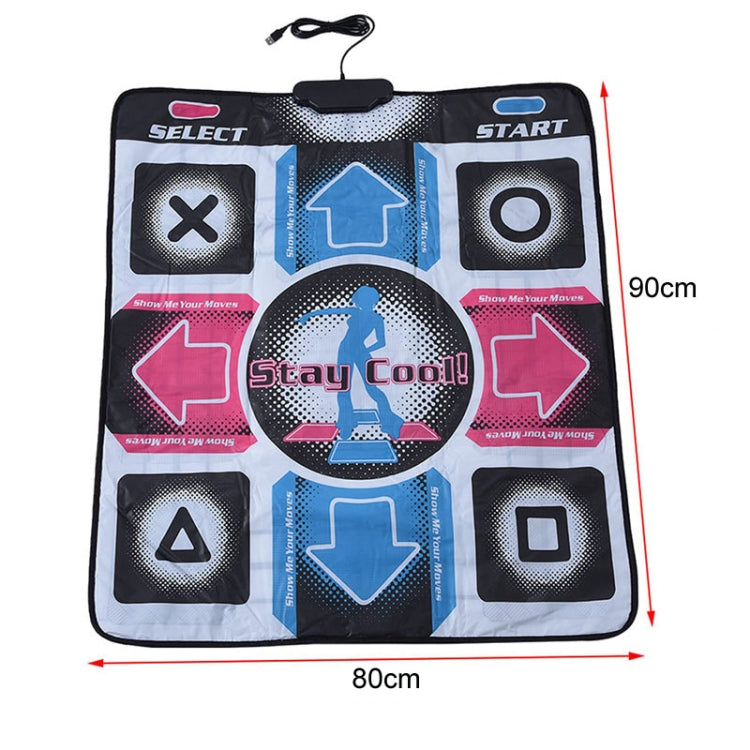 USB Wired Dancing Mat Electronic Music Game Pad Toy To PC(Cool Blue) - Music Toys by buy2fix | Online Shopping UK | buy2fix
