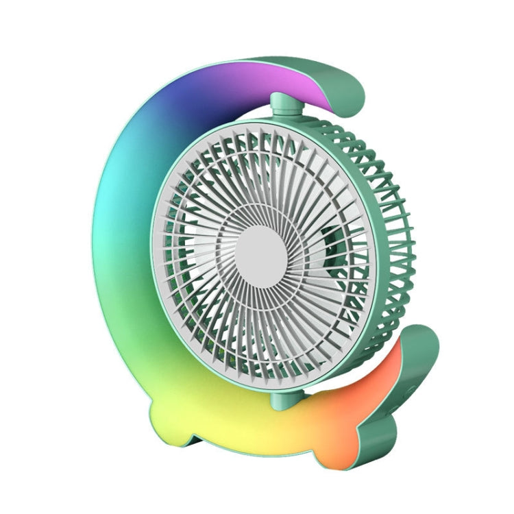 F11 USB Charging Cool Marquee Desktop Portable Fan(Mint Green) - Electric Fans by buy2fix | Online Shopping UK | buy2fix