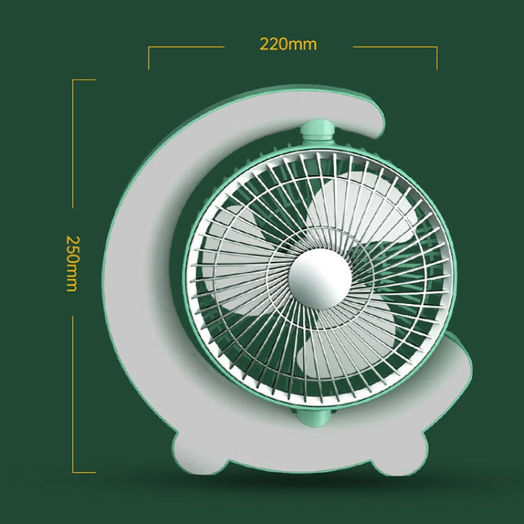 F11 USB Charging Cool Marquee Desktop Portable Fan(Mint Green) - Electric Fans by buy2fix | Online Shopping UK | buy2fix