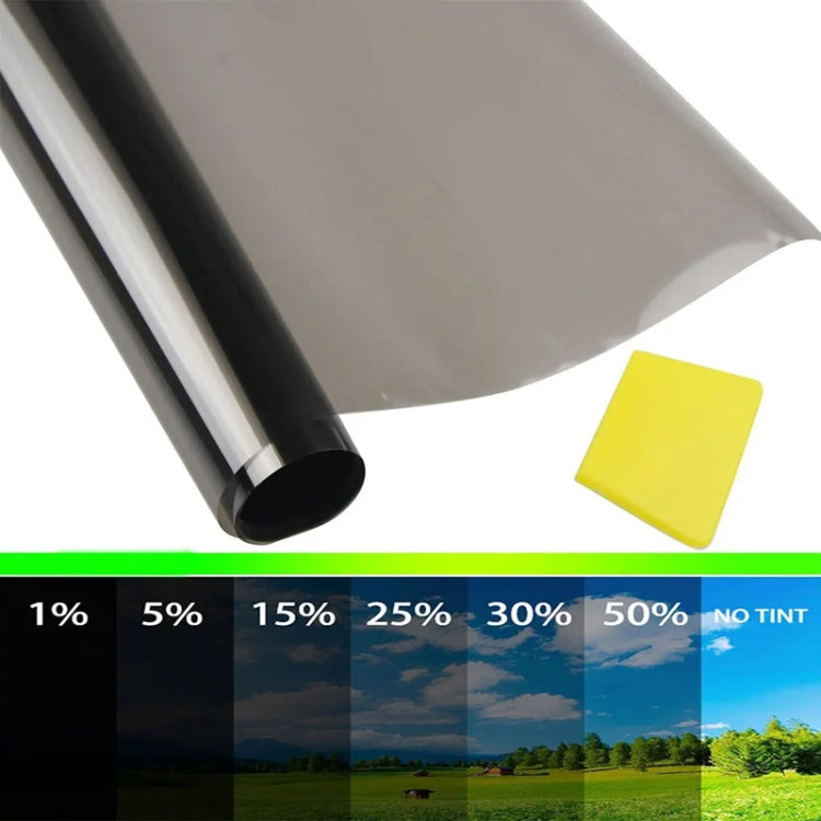50cm x 3m Car Glass Sun Protection Heat Insulation Solar Translucent Film, Transmittance: 35 Percent - Window Foils & Solar Protection by buy2fix | Online Shopping UK | buy2fix