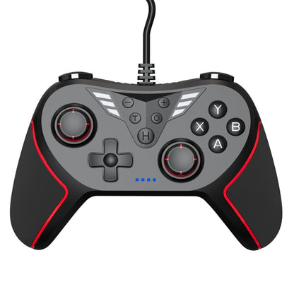 For Switch / PC USB Wired Gamepad With Vibration And Burst Function(Black) - Gamepads by buy2fix | Online Shopping UK | buy2fix