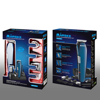 MARSKE MS-5006 5 In 1 Electric Hair Clipper Razor Nose Hair and Eyebrow Trimmer EU Plug - Hair Trimmer by MARSKE | Online Shopping UK | buy2fix