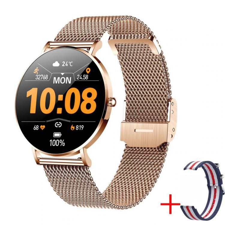 T8 1.3-inch Heart Rate/Blood Pressure/Blood Oxygen Monitoring Bluetooth Smart Watch, Color: Orange - Smart Watches by buy2fix | Online Shopping UK | buy2fix